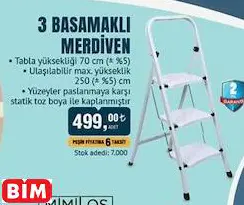 3 BASAMAKLI MERDİVEN